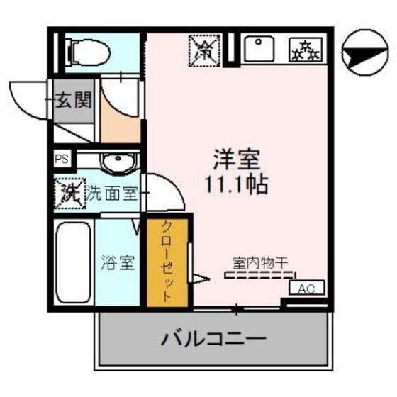 Ｄ－ＲＯＯＭ文京町１丁目の物件間取画像