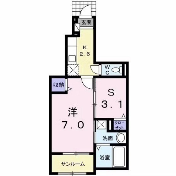 フェリーチェ・カーサの物件間取画像