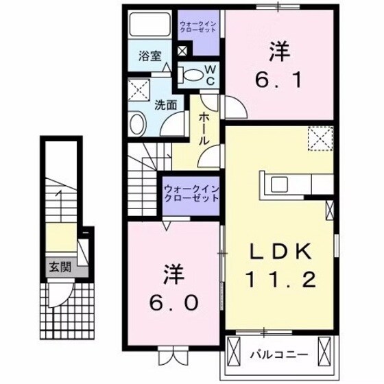 アヴェニールの物件間取画像