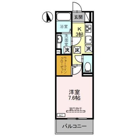Ｄ－ＲＯＯＭ千代田町の物件間取画像