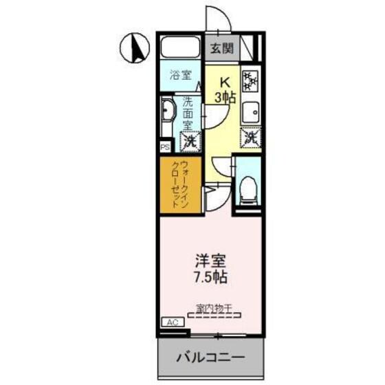 Ｄ－ＲＯＯＭ千代田町の物件間取画像