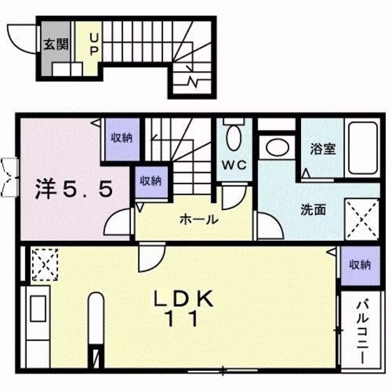 ハーバルパークの物件間取画像