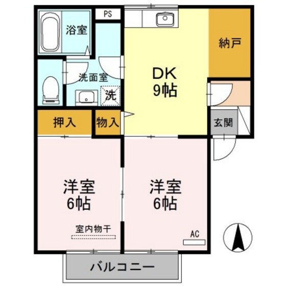 グレースコートの物件間取画像