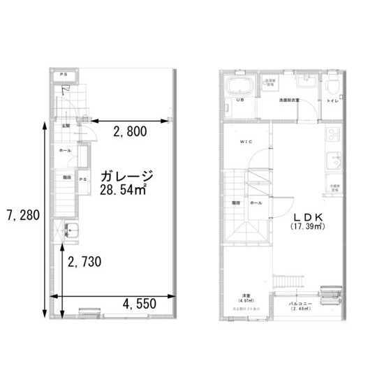 ＳＯＵＴＨ－ＧＡＲＡＧＥの物件間取画像