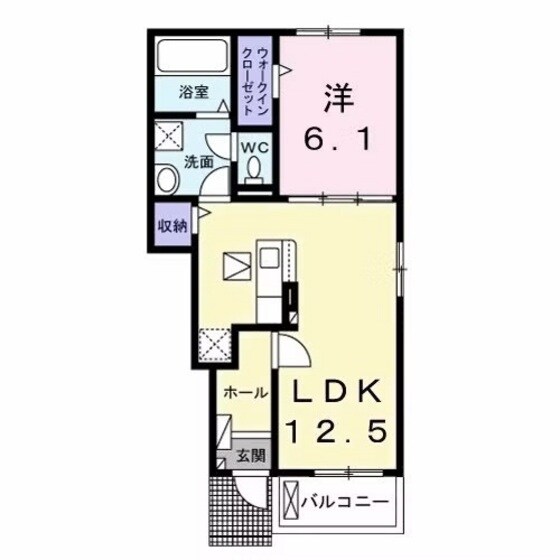 グレイスパークⅠの物件間取画像
