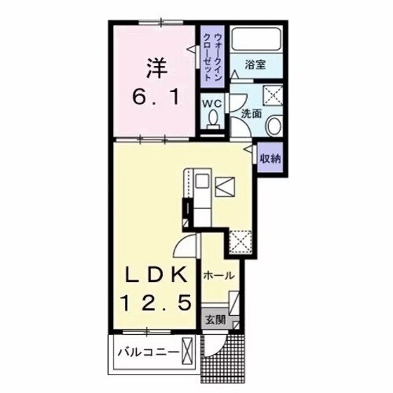 ラピス　リジェールの物件間取画像