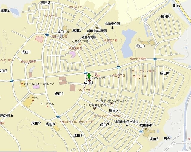 クレール成田の物件外観写真