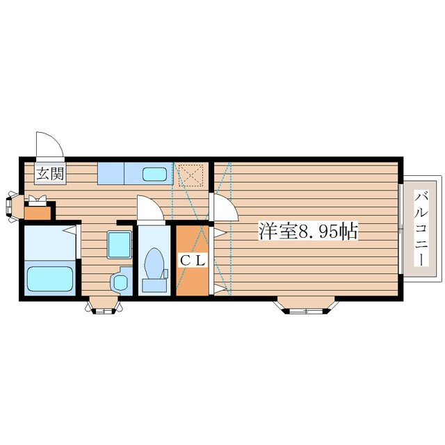 コリーヌ南光台Ⅰ番館の物件間取画像