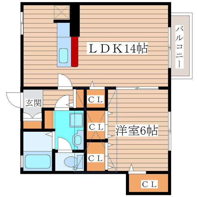 ナチュール弐番館の物件間取画像