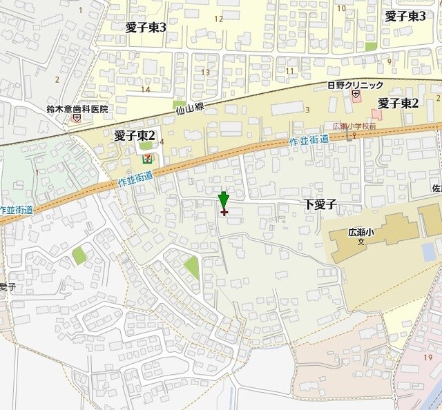 ビューハイツ愛子Ｂの物件外観写真