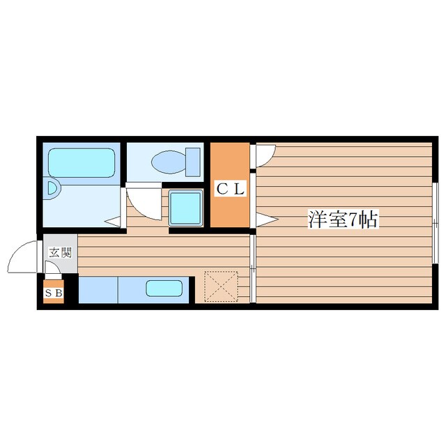 メゾン菊地の物件間取画像