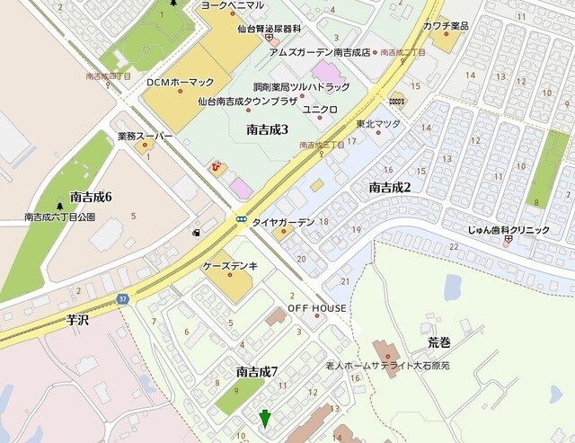 クレセール南吉成弐番館の物件外観写真