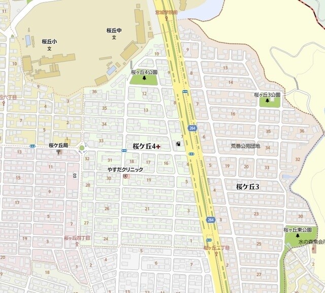 プリンセス桜ケ丘の物件外観写真