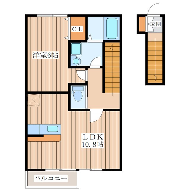 フィオーレＨ・Ｓの物件間取画像