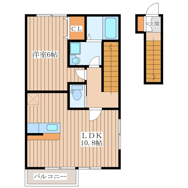 フィオーレＨ・Ｓの物件間取画像