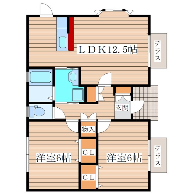 ＹＡＭＡＴＯハウスＡの物件間取画像
