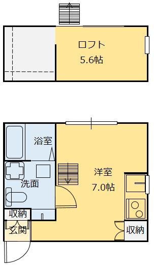 プリマ前橋十番館の物件間取画像