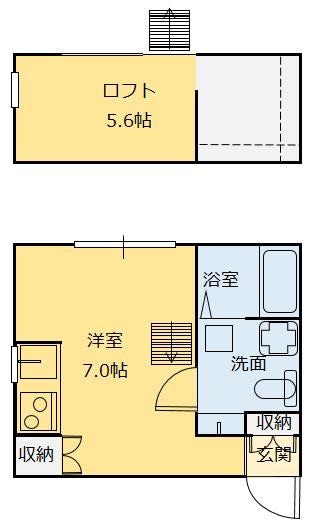 プリマ前橋十番館の物件間取画像