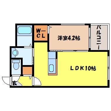 札幌駅 徒歩5分 5階の物件間取画像