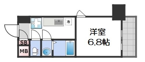 セレニテ日本橋ミラクの物件間取画像