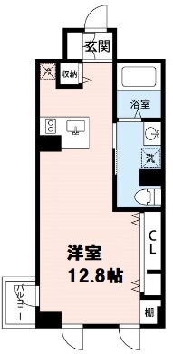 ルクレ北堀江の物件間取画像