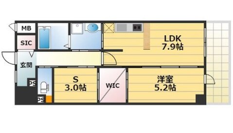 TROMMEL HEIM NAMBAの物件間取画像