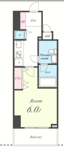 セイワパレス長堀南の物件間取画像