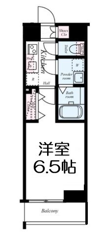 ワールドアイ難波City Gateの物件間取画像