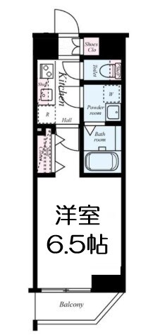 ワールドアイ難波City Gateの物件間取画像