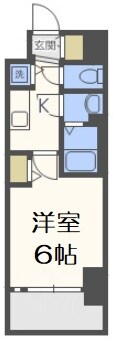 プレサンス塚本駅前の物件間取画像