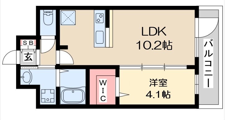 S-RESIDENCE東三国amanteの物件間取画像