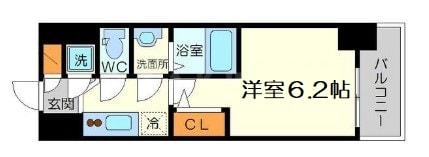 エスリード新大阪ヴェルデの物件間取画像