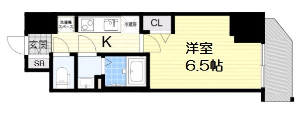 プレサンス福島吉野ミナージの物件間取画像