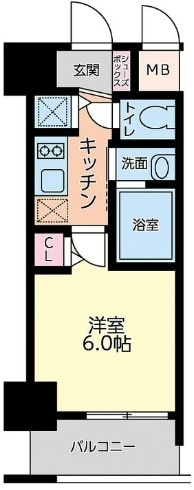 LiveCasa本町の物件間取画像