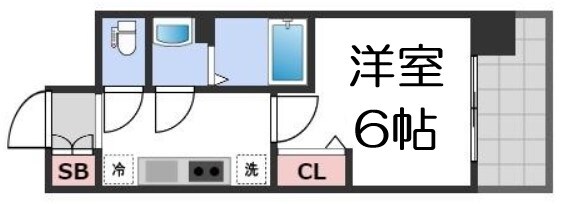 ララプレイス玉造パルクの物件間取画像