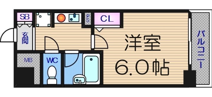 エスリード本町の物件間取画像