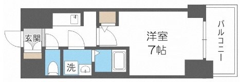 S-RESIDENCE福島Alovitaの物件間取画像