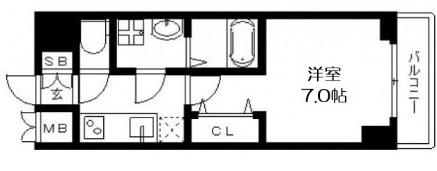 S-RESIDENCE高井田Centralの物件間取画像