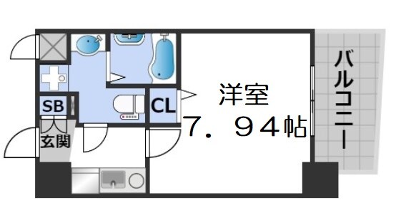 セレニテ難波西の物件間取画像