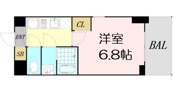 セレニテ日本橋ミラクの物件間取画像