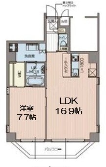 B-PROUD天満橋の物件間取画像