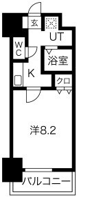 SWISS難波西の物件間取画像