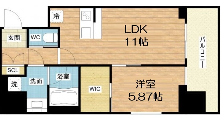 La Douceur天満の物件間取画像