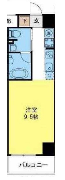 カーサリック同心の物件間取画像