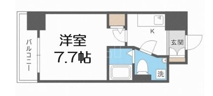 SERENiTE本町エコートの物件間取画像