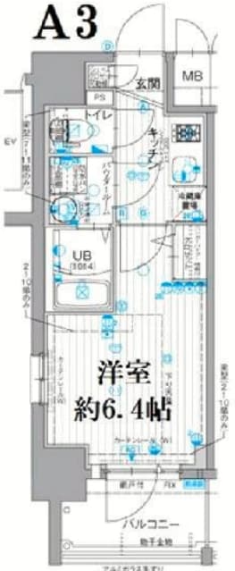 エスリード南森町ラグシスの物件間取画像