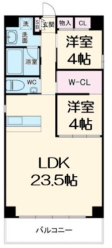 TROVE TANIMACHIの物件間取画像