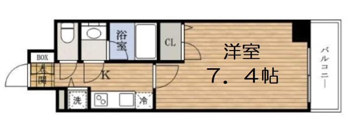 アーバネックス大阪城WESTの物件間取画像