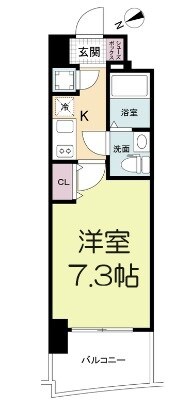セレニテ京橋クレアの物件間取画像