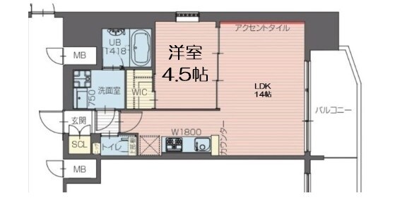 プレジオ九条の物件間取画像